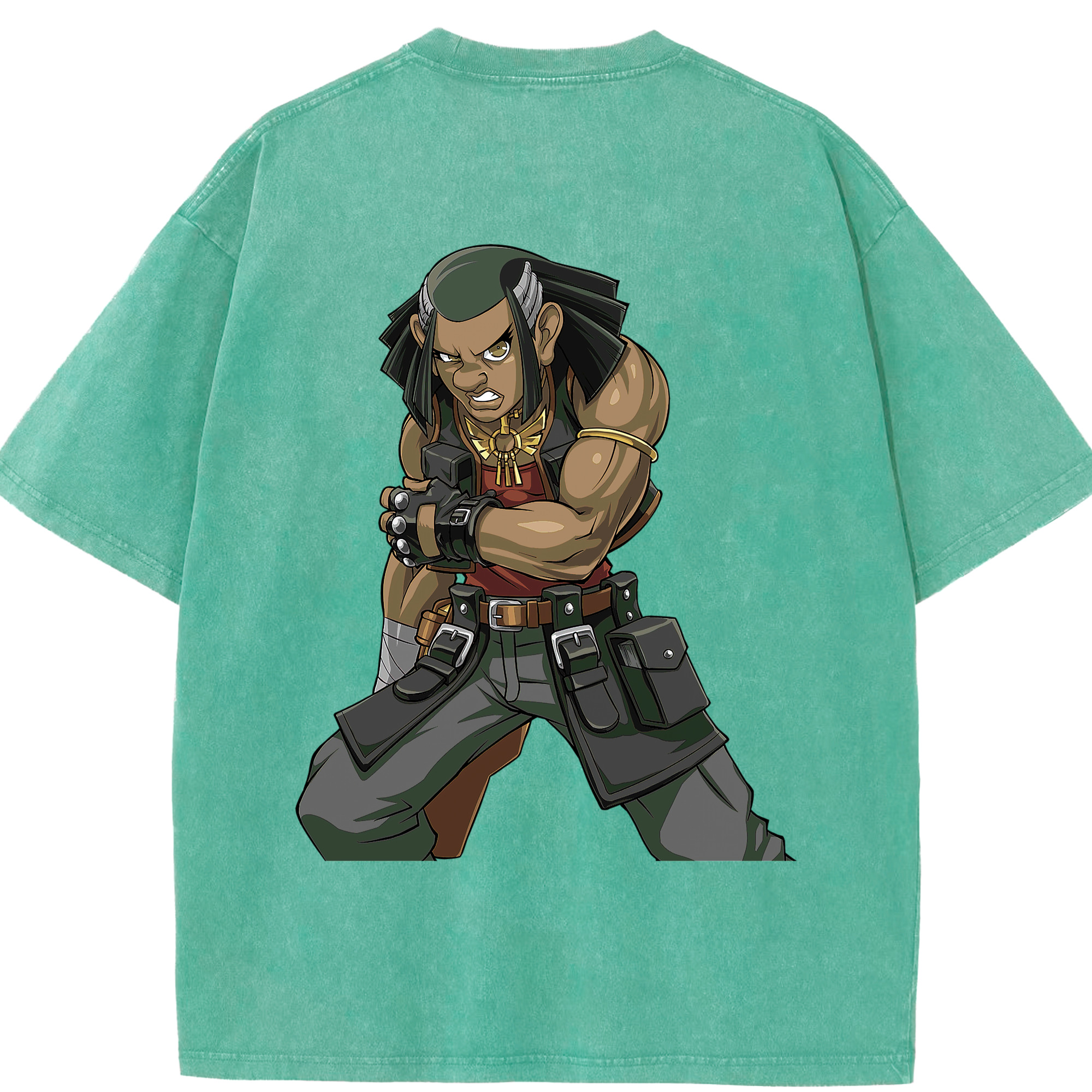 （画像用） 遊☆戯☆王 Yu-Gi-Oh! 綿100% ヴィンテージ風 半袖Tシャツ（背面プリント）